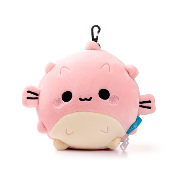 Relaxeazzz Travel Pillow & Eye Mask - Puff the Puffer Fish - Image 4