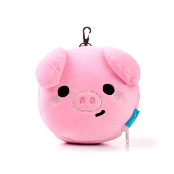 Relaxeazzz Travel Pillow & Eye Mask - Oliver the Pig - Image 4