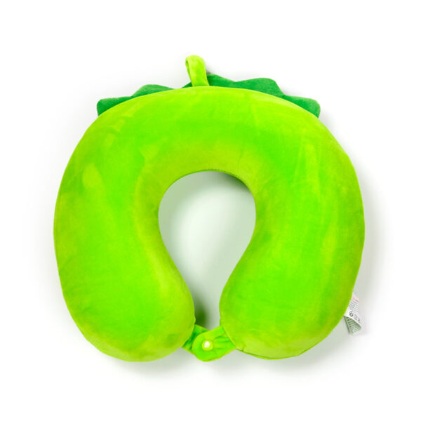 Relaxeazzz Plush Memory Foam Travel Pillow - Huck the Dinosaur Adorasaurs - Image 5