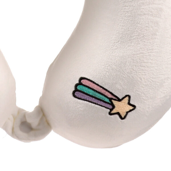 Relaxeazzz Plush Memory Foam Travel Pillow - Astra the Unicorn Adoracorns - Image 6