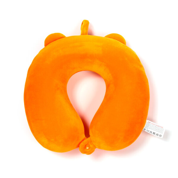 Relaxeazzz Plush Memory Foam Travel Pillow - Alfie the Tiger Adoramals - Image 5