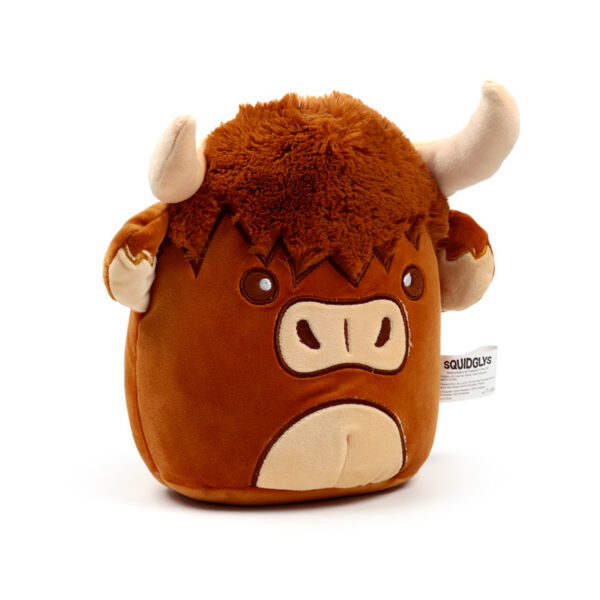 Squidglys Plush Toy - Highland Coo Cow - Image 2