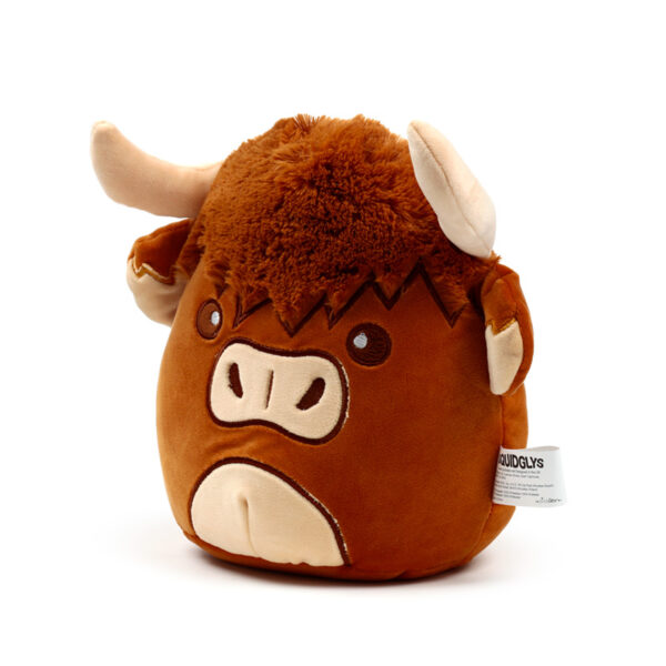 Squidglys Plush Toy - Highland Coo Cow - Image 3