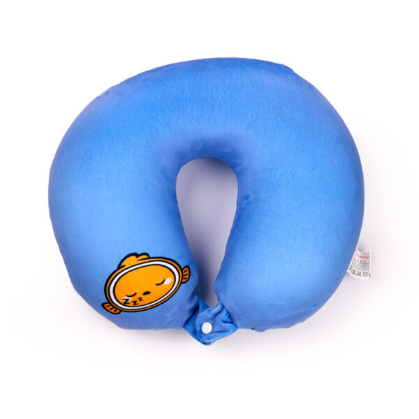 2-in-1 Swapseazzz Travel Pillow and Plush Toy - Finley the Clownfish Adoramals Ocean - Image 4