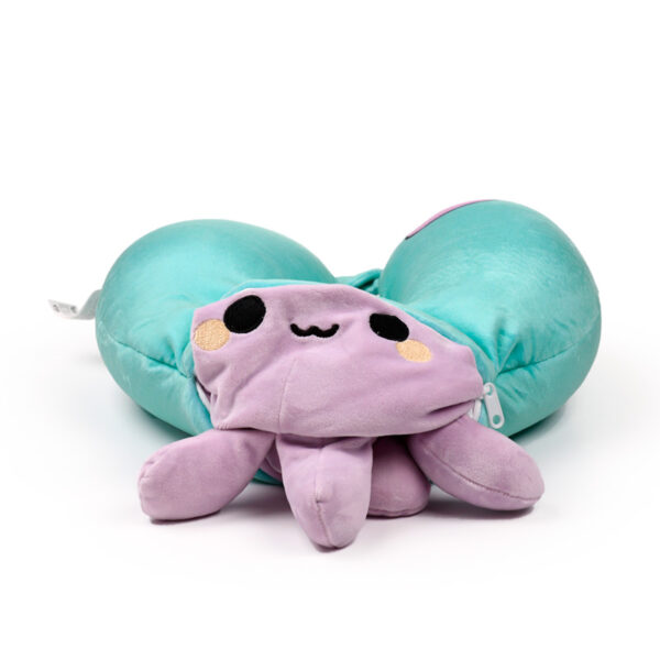 2-in-1 Swapseazzz Travel Pillow and Plush Toy - Wendy the Octopus Adoramals Ocean - Image 7