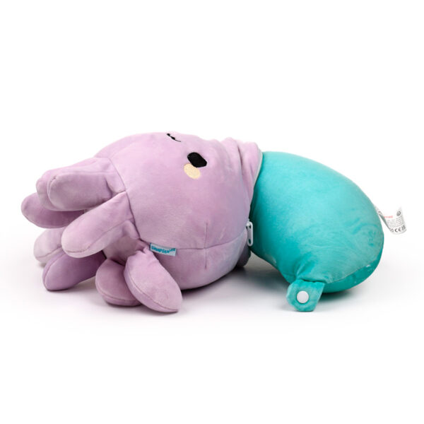 2-in-1 Swapseazzz Travel Pillow and Plush Toy - Wendy the Octopus Adoramals Ocean - Image 8
