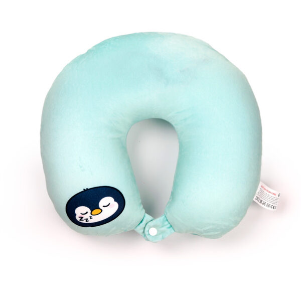 2-in-1 Swapseazzz Travel Pillow and Plush Toy - Nico the Penguin Adoramals Ocean - Image 4