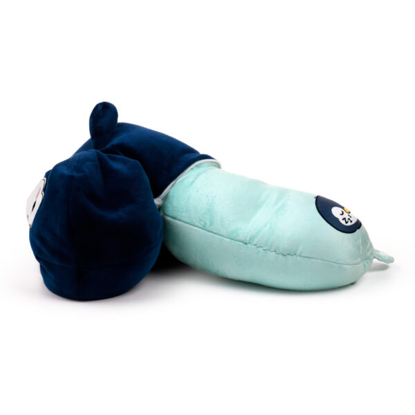 2-in-1 Swapseazzz Travel Pillow and Plush Toy - Nico the Penguin Adoramals Ocean - Image 9