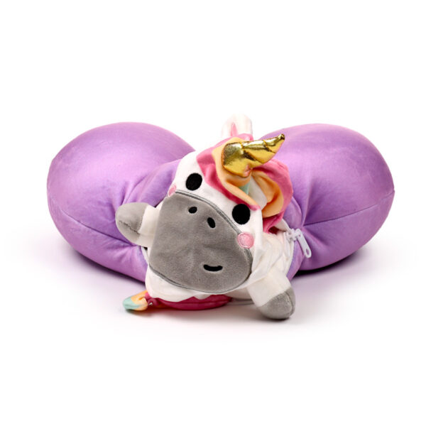 2-in-1 Swapseazzz Travel Pillow and Plush Toy - Astra the Unicorn Adoracorns - Image 8