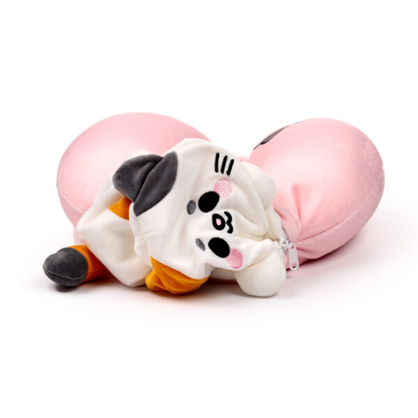 2-in-1 Swapseazzz Travel Pillow and Plush Toy - Lola the Cat Adoramals - Image 8