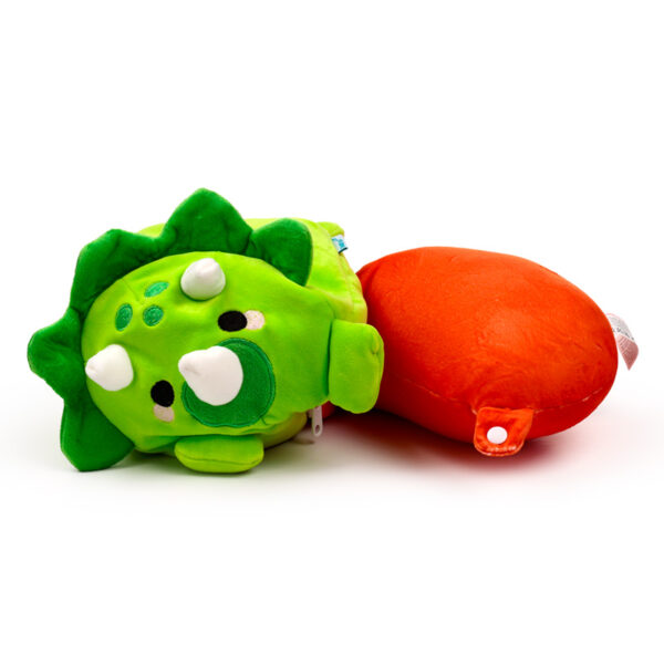 2-in-1 Swapseazzz Travel Pillow and Plush Toy - Huck the Dinosaur Adorasaurs - Image 9