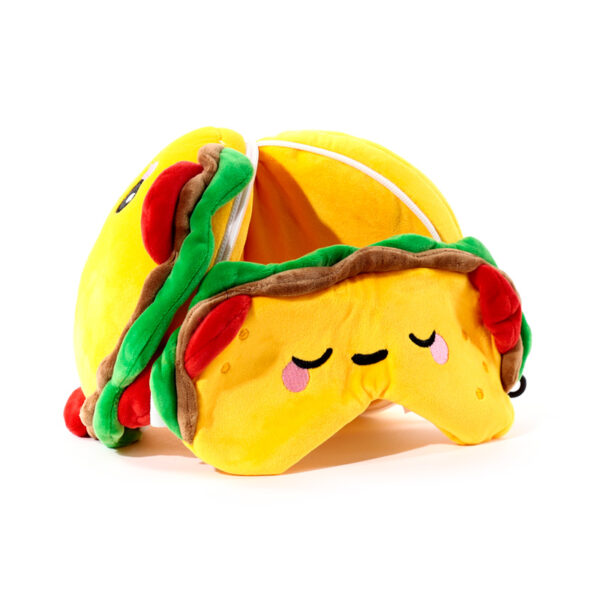 Relaxeazzz Travel Pillow & Eye Mask - Foodiemals Frida the Taco - Image 3