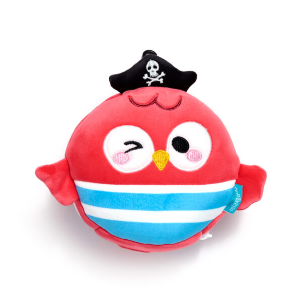 Relaxeazzz Travel Pillow & Eye Mask - Jolly Joger Pirate Bembo the Parrot - Image 2