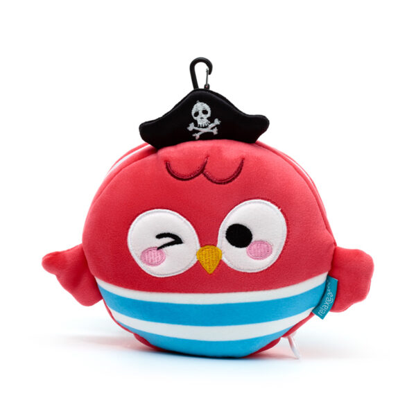 Relaxeazzz Travel Pillow & Eye Mask - Jolly Joger Pirate Bembo the Parrot - Image 4