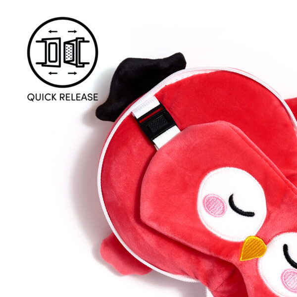 Relaxeazzz Travel Pillow & Eye Mask - Jolly Joger Pirate Bembo the Parrot - Image 5