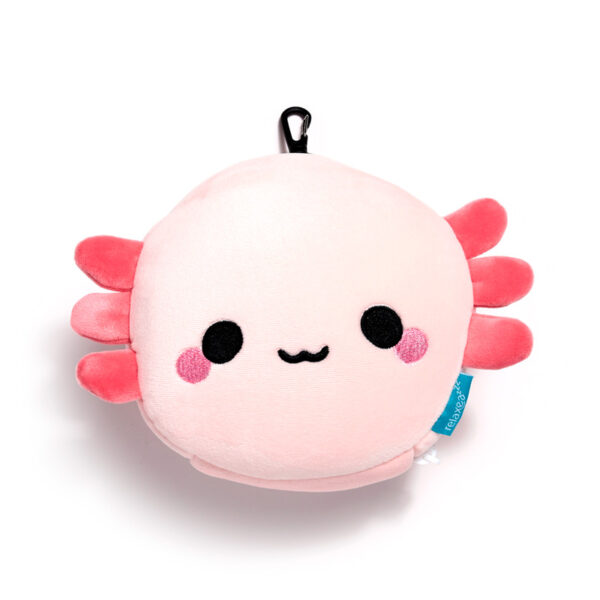 Relaxeazzz Travel Pillow & Eye Mask - Adoramals Maddie the Axolotl - Image 2