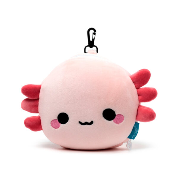 Relaxeazzz Travel Pillow & Eye Mask - Adoramals Maddie the Axolotl - Image 4