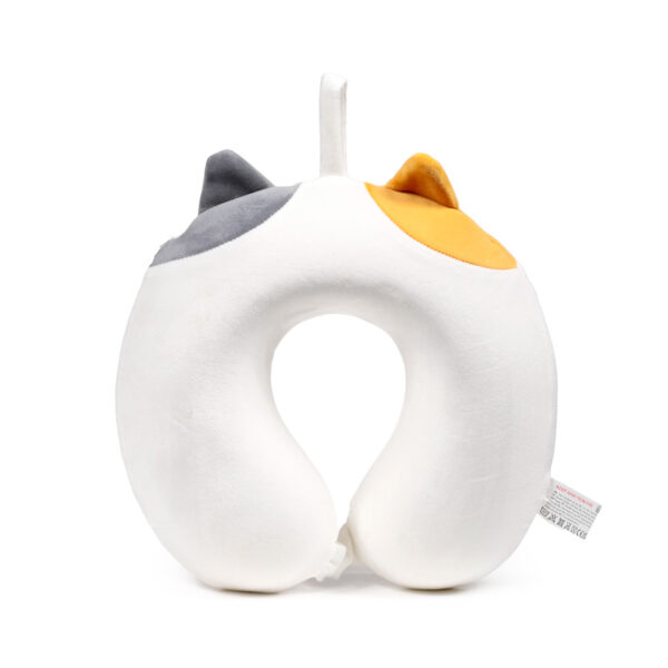 Relaxeazzz Plush Memory Foam Travel Pillow - Adoramals Lola the Cat - Image 7