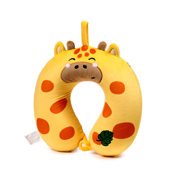 Relaxeazzz Plush Memory Foam Travel Pillow - Adoramals Raffi the Giraffe - Image 4