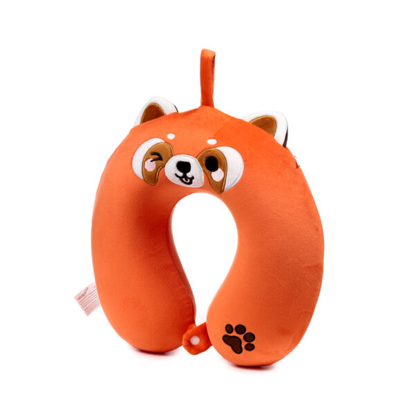 Relaxeazzz Plush Memory Foam Travel Pillow - Adoramals Ru the Red Panda - Image 4
