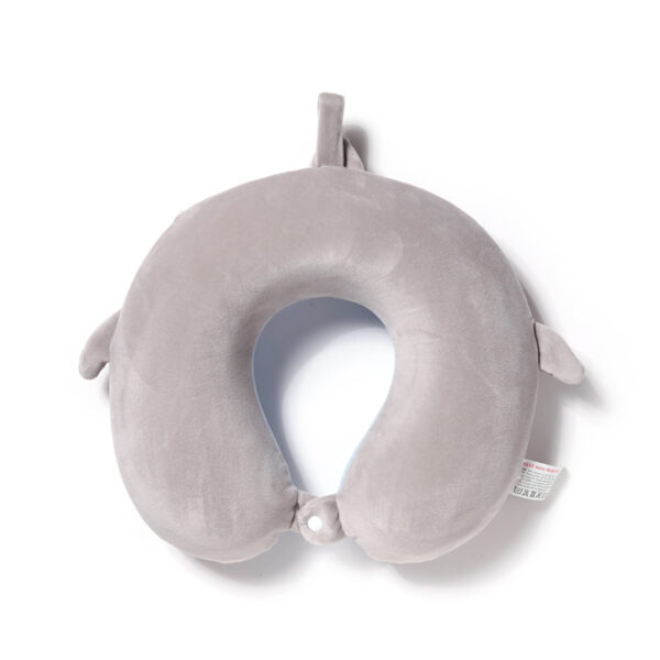 Relaxeazzz Plush Memory Foam Travel Pillow - Adoramals Archie the Shark - Image 3