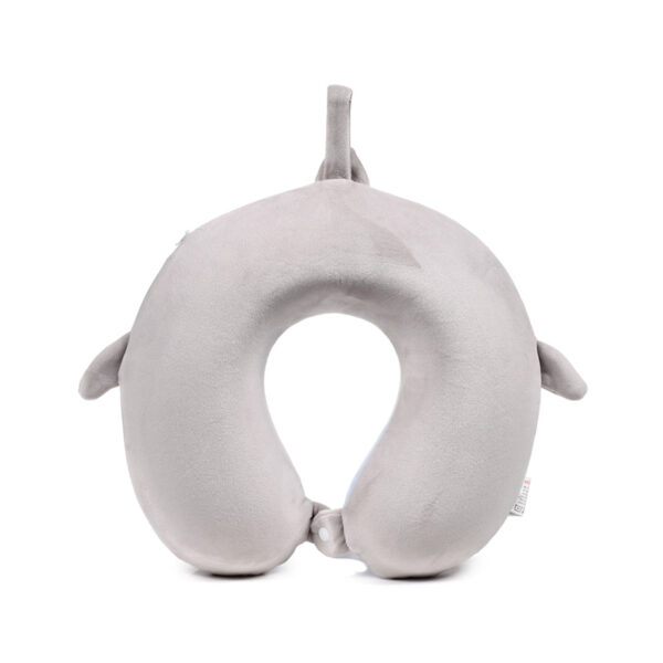 Relaxeazzz Plush Memory Foam Travel Pillow - Adoramals Archie the Shark - Image 7