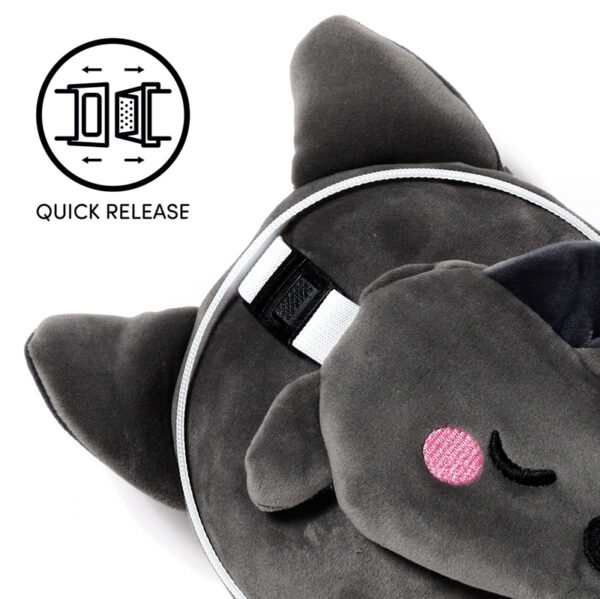 Relaxeazzz Travel Pillow & Eye Mask - Adoramals Dexter the Bat - Image 5