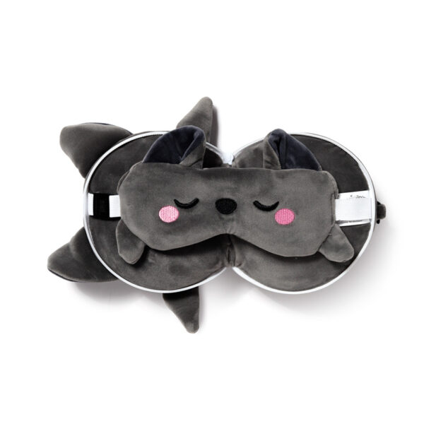 Relaxeazzz Travel Pillow & Eye Mask - Adoramals Dexter the Bat - Image 7