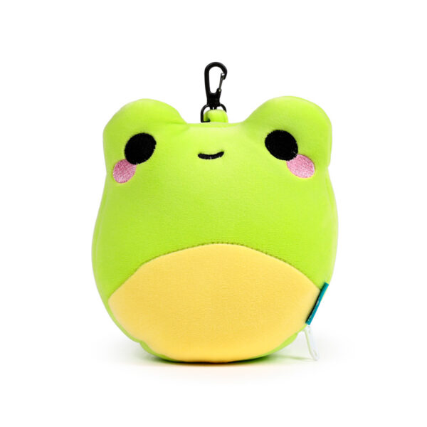 Relaxeazzz Travel Pillow & Eye Mask - Adoramals Silas the Frog - Image 4