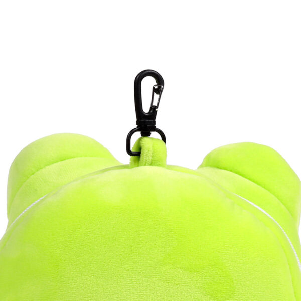 Relaxeazzz Travel Pillow & Eye Mask - Adoramals Silas the Frog - Image 6
