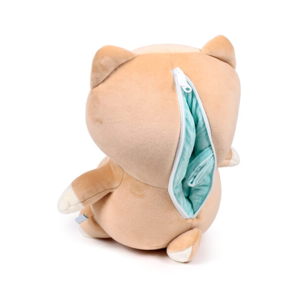 2-in-1 Swapseazzz Travel Pillow and Plush Toy - Adoramals Shuggs the Shiba Inu - Image 6