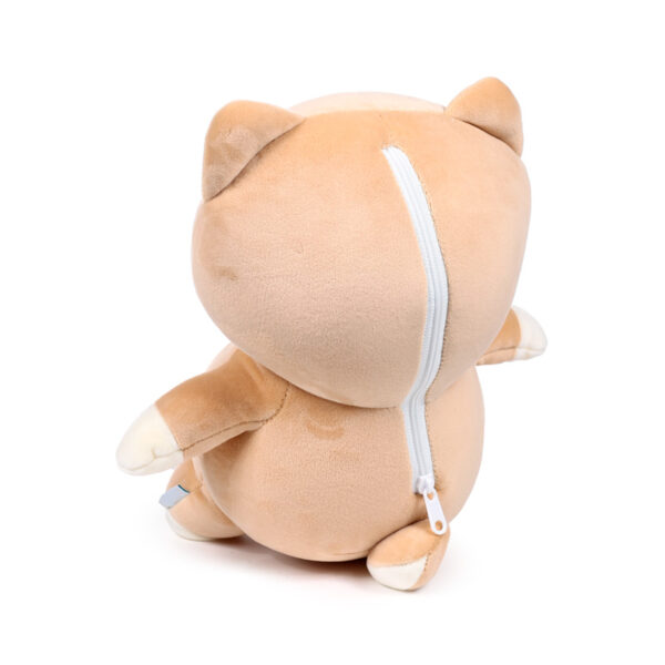 2-in-1 Swapseazzz Travel Pillow and Plush Toy - Adoramals Shuggs the Shiba Inu - Image 7