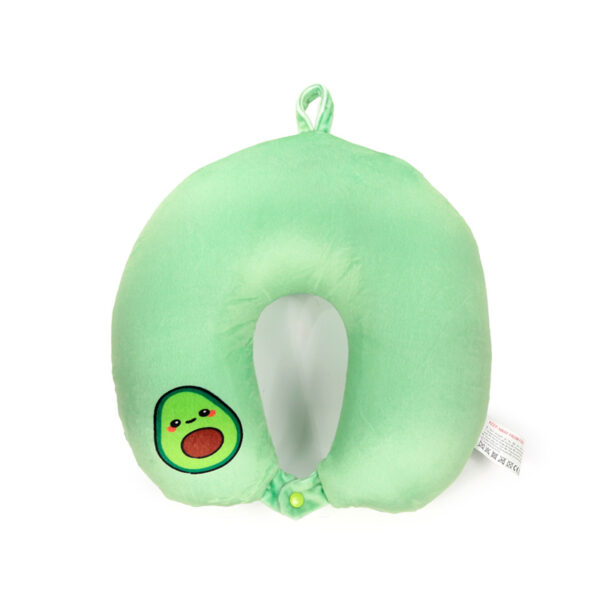 2-in-1 Swapseazzz Travel Pillow and Plush Toy - Foodiemals Pedro the Avocado - Image 3