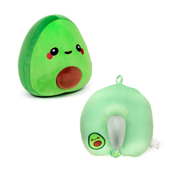 2-in-1 Swapseazzz Travel Pillow and Plush Toy - Foodiemals Pedro the Avocado - Image 10