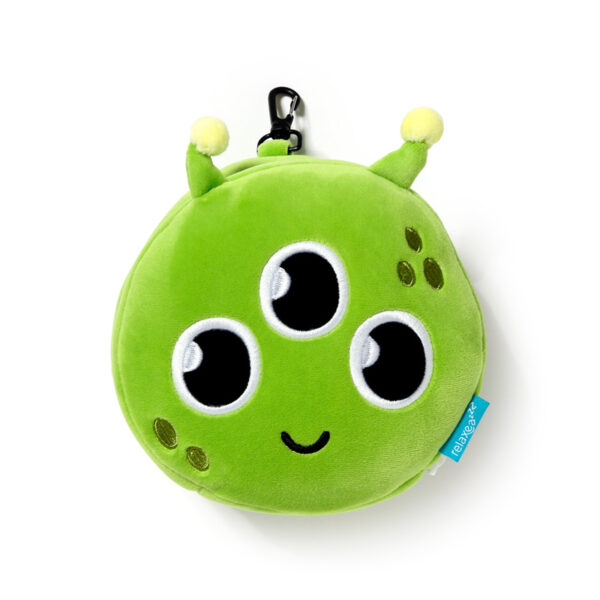 Relaxeazzz Travel Pillow & Eye Mask - Space Cadet Alien - Image 2