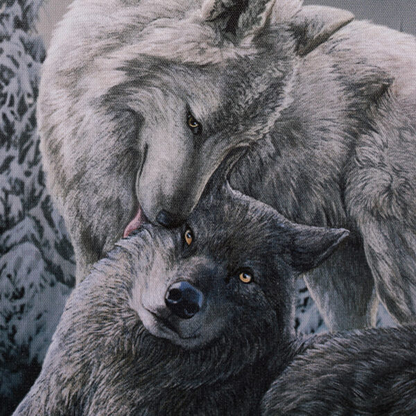 Dreamcatcher (Large) - Lisa Parker Snow Kisses Wolf - Image 2