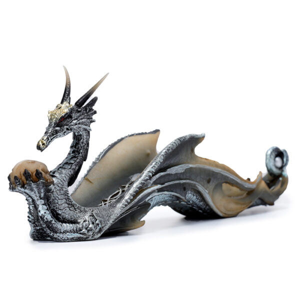 Shimmering Celtic Fantasy Dragon Ashcatcher - Image 3