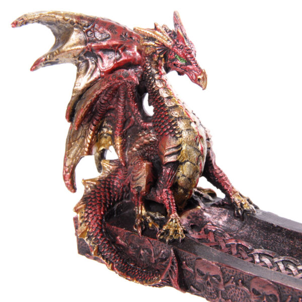 Dark Legends Dragon Incense Ashcatcher Boat - Image 5