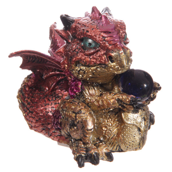 Baby Crystal Ball Cute Dragon Figurine - Image 4