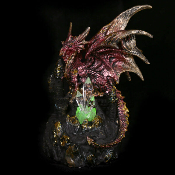 LED Crystal Castle Collectable Dragon Figurine - Image 3