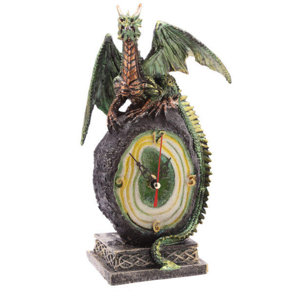 Crystal Geode Dark Legends Dragon Clock - Image 2