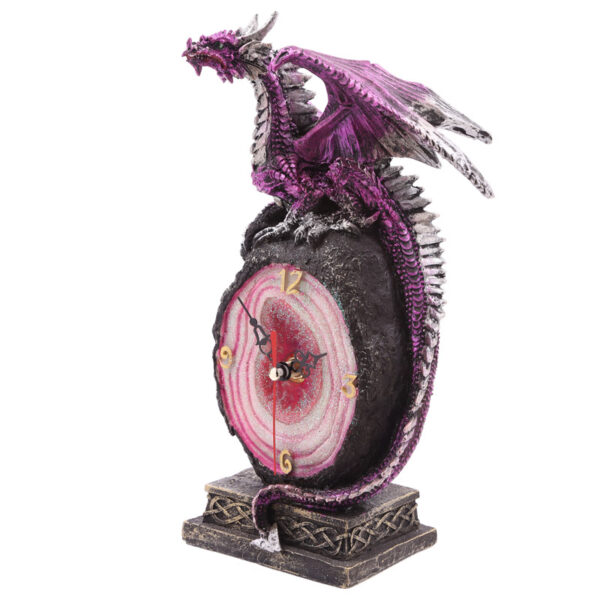 Crystal Geode Dark Legends Dragon Clock - Image 6
