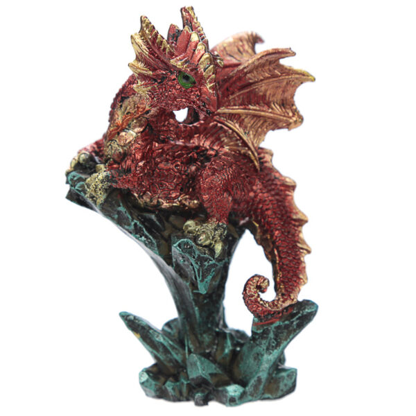 Rock Crystal Enchanted Nightmare Dragon Figurine - Image 2