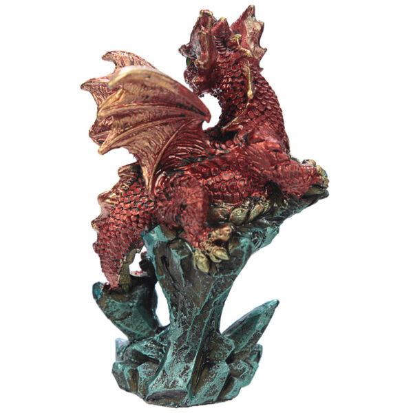 Rock Crystal Enchanted Nightmare Dragon Figurine - Image 3