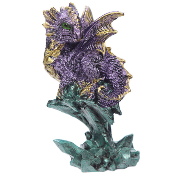 Rock Crystal Enchanted Nightmare Dragon Figurine - Image 6