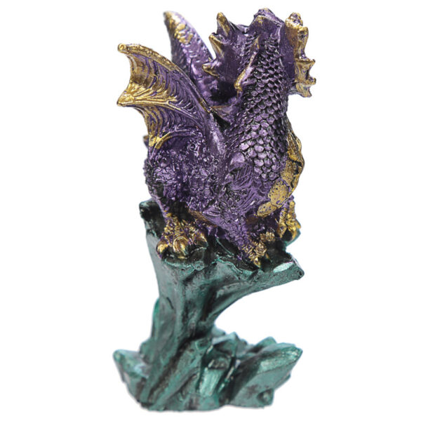 Rock Crystal Enchanted Nightmare Dragon Figurine - Image 7