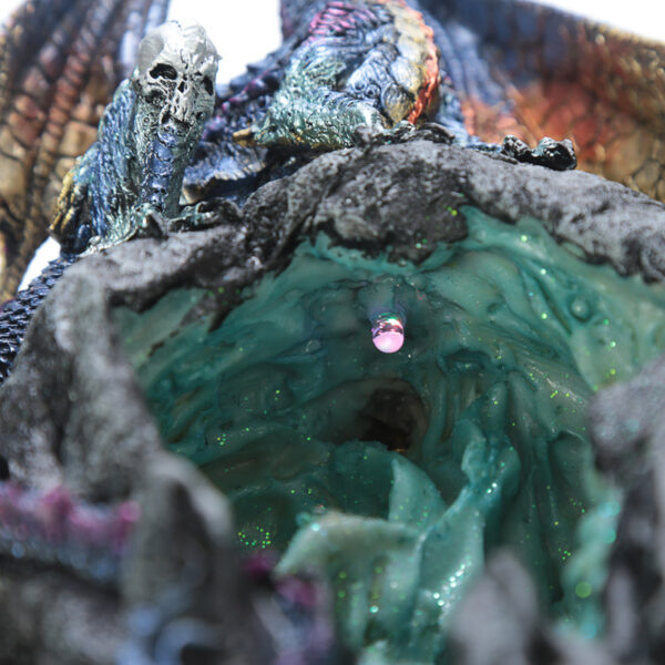 Fantasy LED Backflow Incense Burner - Ice Dragon Dark Legends - Image 7
