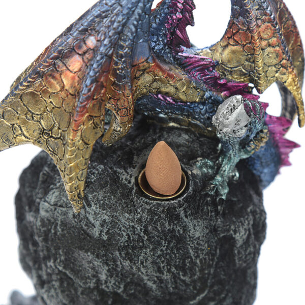 Fantasy LED Backflow Incense Burner - Ice Dragon Dark Legends - Image 9