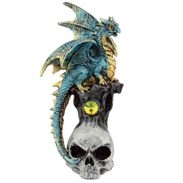 Skull Dragon Dark Legends Dragon Figurine - Image 8
