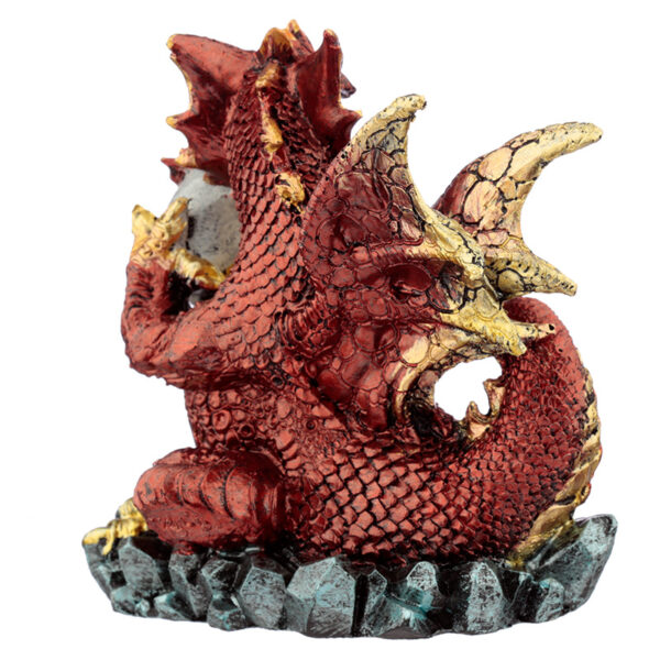 Mother and Hatching Baby Elements Dragon Figurine - Image 4